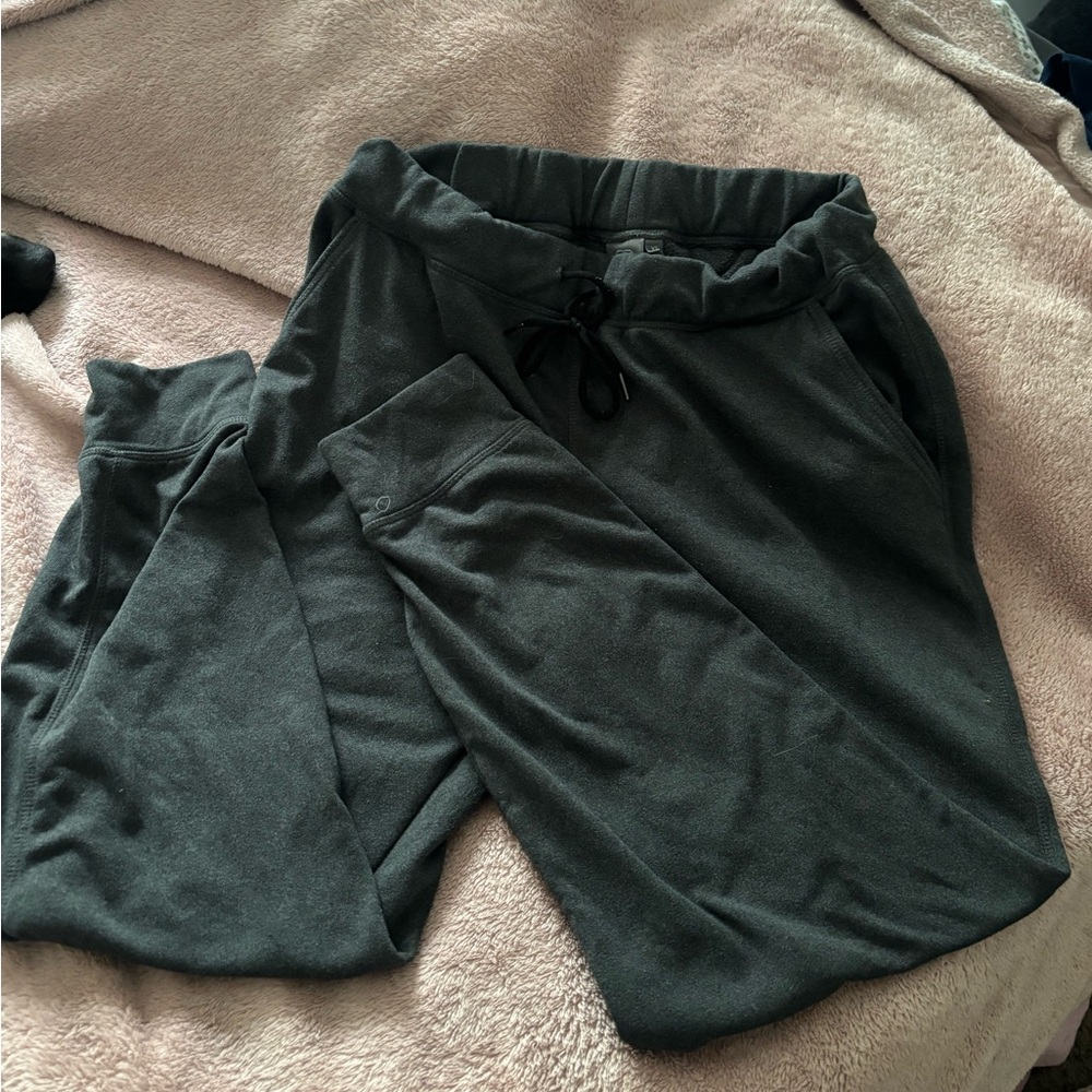 Daisy Fuentes Plush Black Joggers